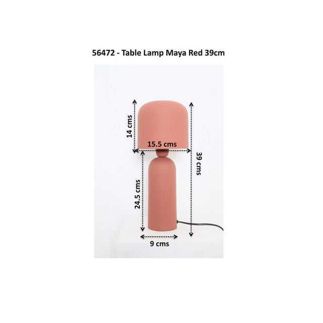 Table Lamp Maya Red