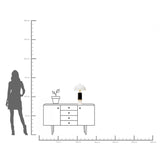 Table Lamp Josy White Black