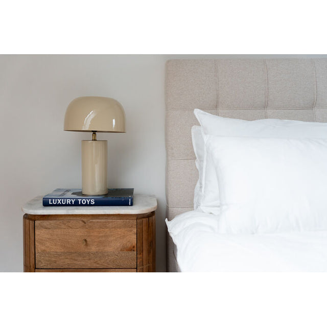 Table Lamp Loungy Ecru White