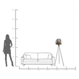 Floor Lamp Sphere Smoke