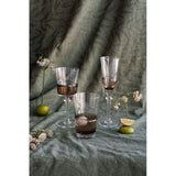 Red Wine Glass Mimi Amber 21cm