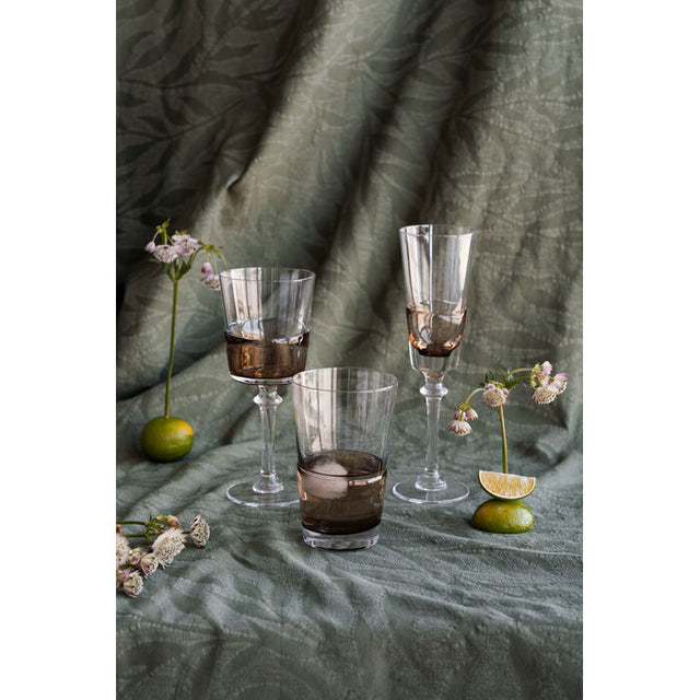 Red Wine Glass Mimi Amber 21cm