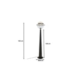 Floor Lamp Disco Ball Black