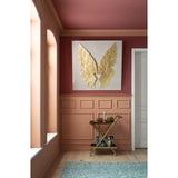 Wall Decoration Wings Gold White 120cm KARE