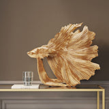 Deco Figurine Betta Fish Gold Small