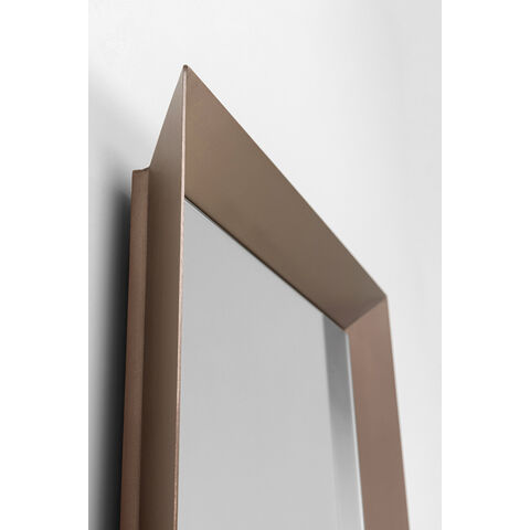 Wall Mirror Arezzo Coffee Trapez