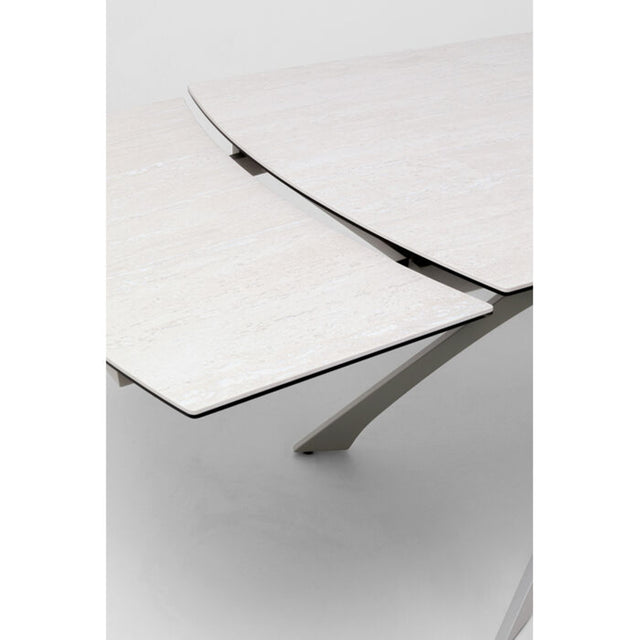 Extension Table Lana Greige 180(40+40)x90cm