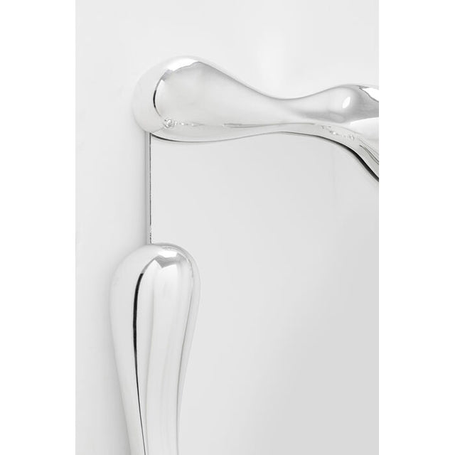 Floor Mirror Lava Silver