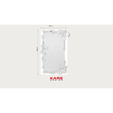 Floor Mirror Lava Silver