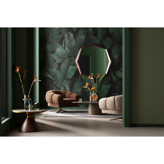 Wall Mirror Octagon Coffee