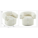 Swivel Armchair Maye Cream