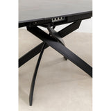Extension Table Twist Black 120(30+30)