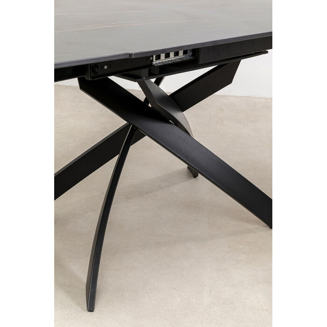 Extension Table Twist Black 120(30+30)