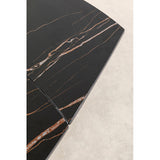 Extension Table Twist Black 120(30+30)