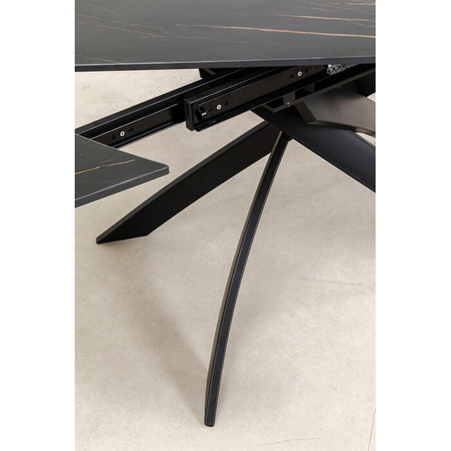Extension Table Twist Black 120(30+30)
