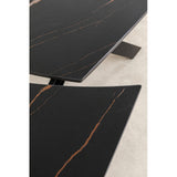 Extension Table Twist Black 120(30+30)
