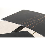 Extension Table Twist Black 120(30+30)
