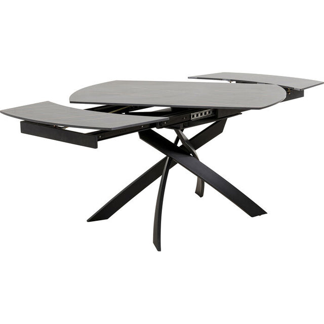 Extension Table Twist Black 120(30+30)