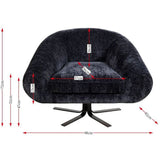 Swivel Armchair Ciao Midnight
