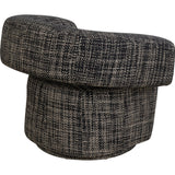 Swivel Armchair Maye Bow Grey