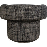 Swivel Armchair Maye Bow Grey