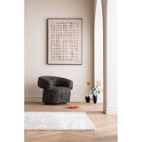 Swivel Armchair Maye Bow Grey