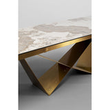 Extension Table Connesso Brass