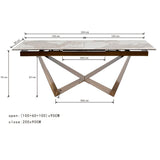 Extension Table Connesso Brass