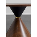 Table Cono Walnut 120cm
