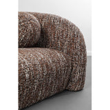 Sofa 3-Seater Livia Melange Brown