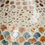 Lampshade Light Capiz Multi