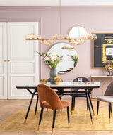 Mirror Curve Brass 100cm KARE