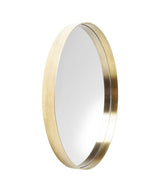 Mirror Curve Brass 100cm KARE