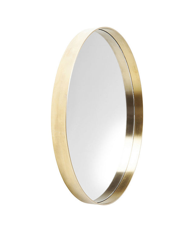 Mirror Curve Brass 100cm KARE