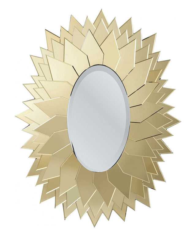 Sunflower Oval Mirror 130x100cm