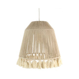 Pendant Light Tassels Cotton White