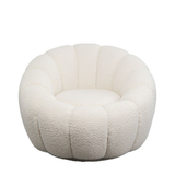 Swivel Armchair Peppo Bloom White