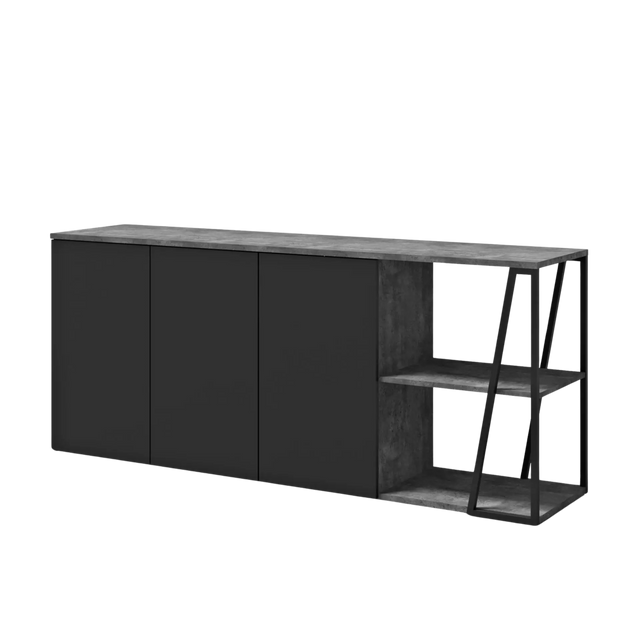 Albi Concrete Look TV Stand