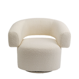 Swivel Armchair Maye Cream