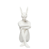 Deco Figurine Rabbit Gillie White