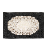 Carpet Pixel Circle Grey