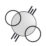 Wall Mirror Triple Circle
