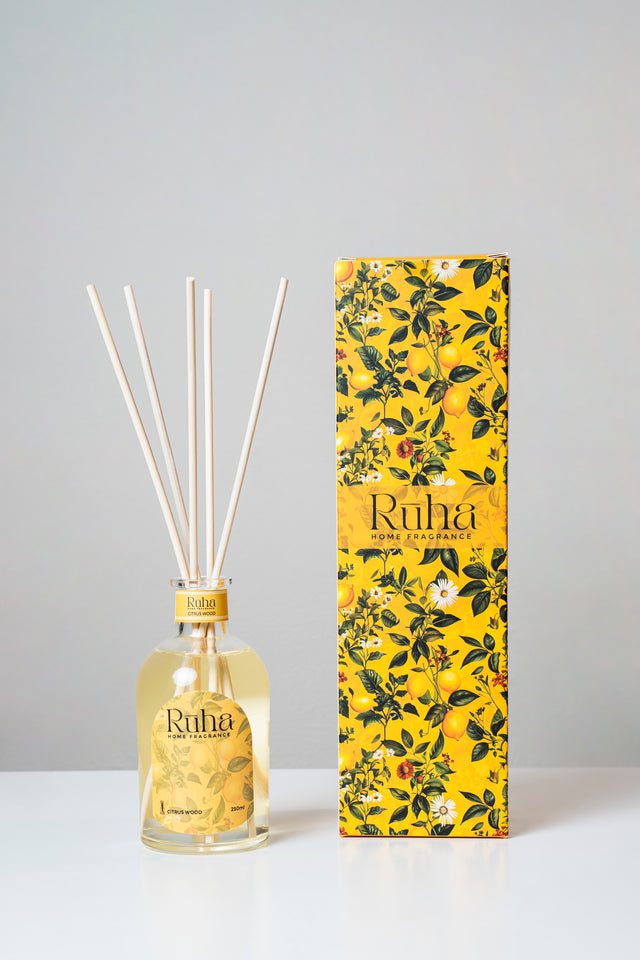 Ruha Reed Diffuser - Citrus Wood