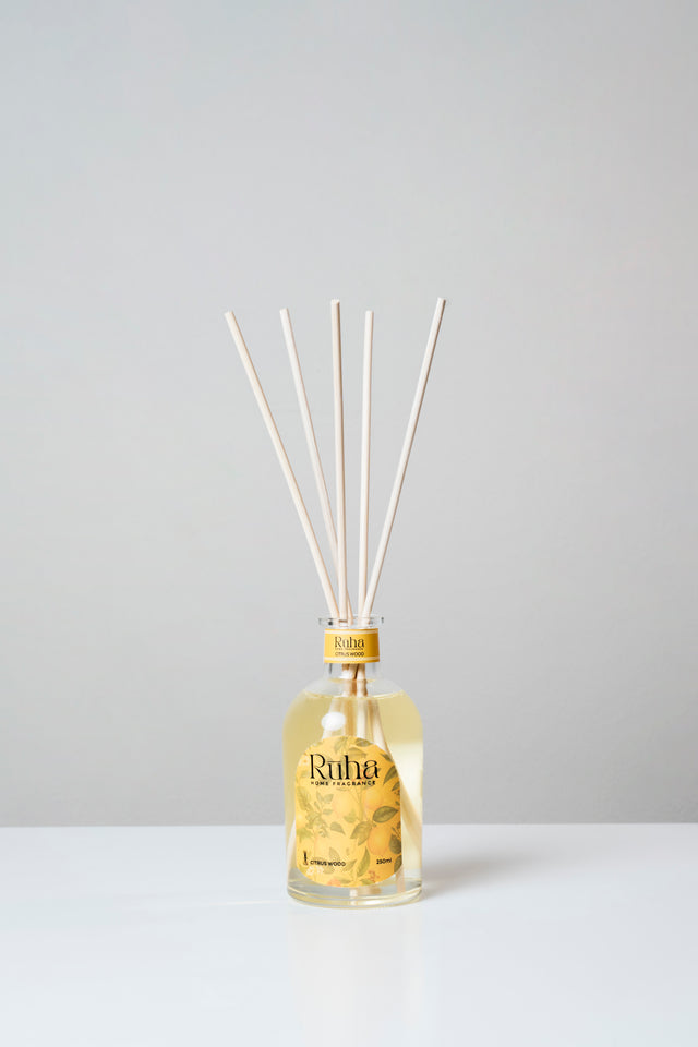 Ruha Reed Diffuser - Citrus Wood