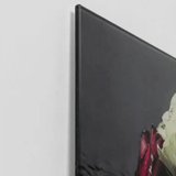 Picture Glass Flower Art Lady 120x120cm KARE