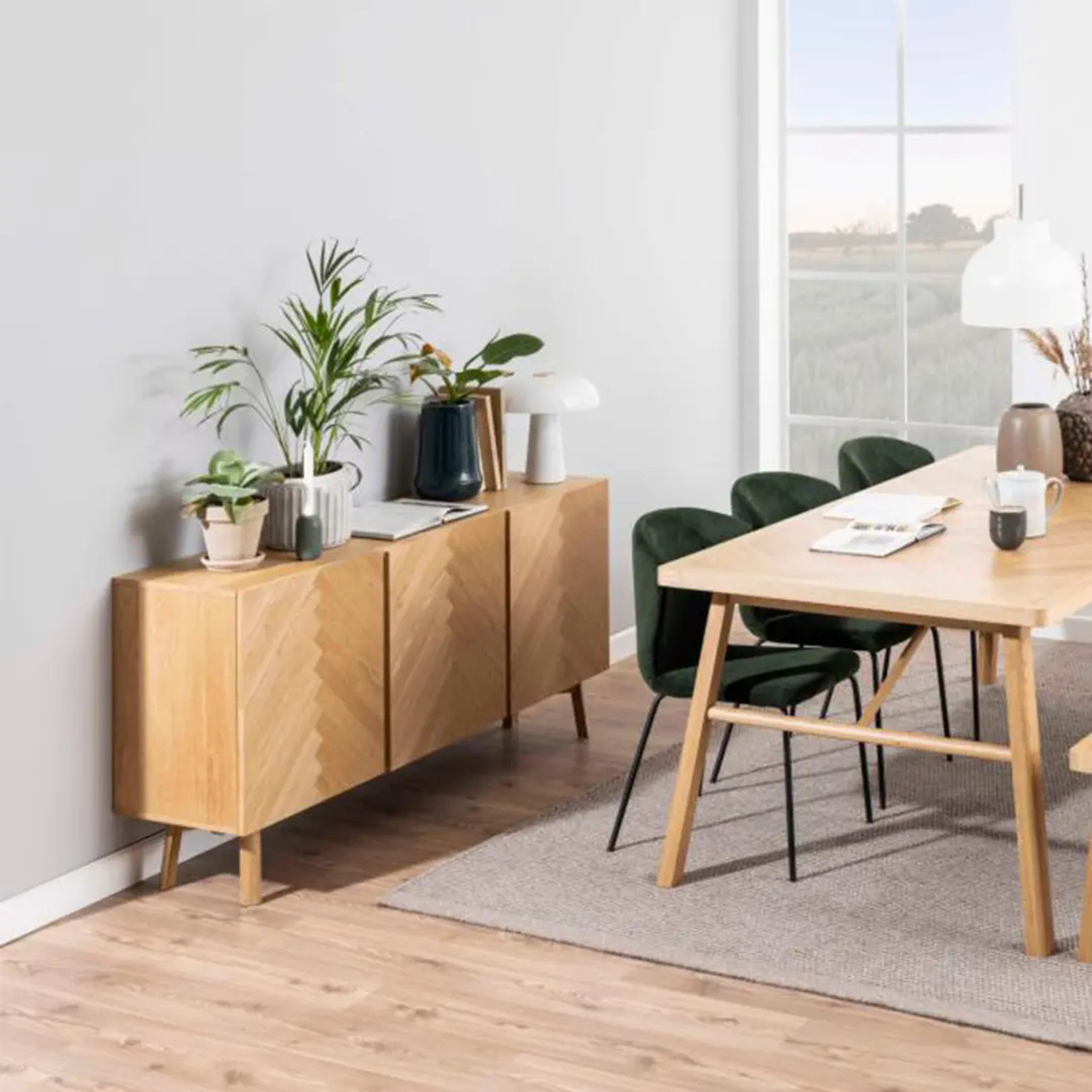 Galway Sideboard Herringbone Oak