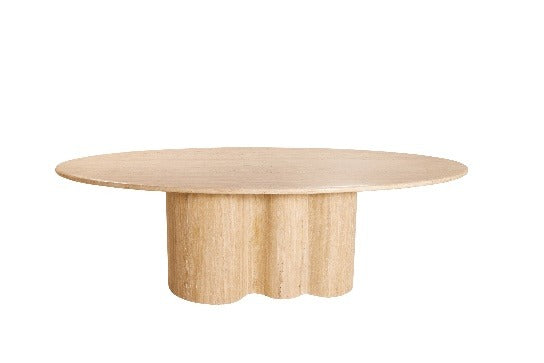 Travertine Organic Dining Table