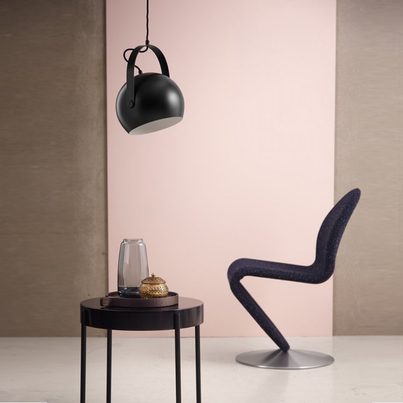 Ball Pendant with Handle Matt Black LF 1