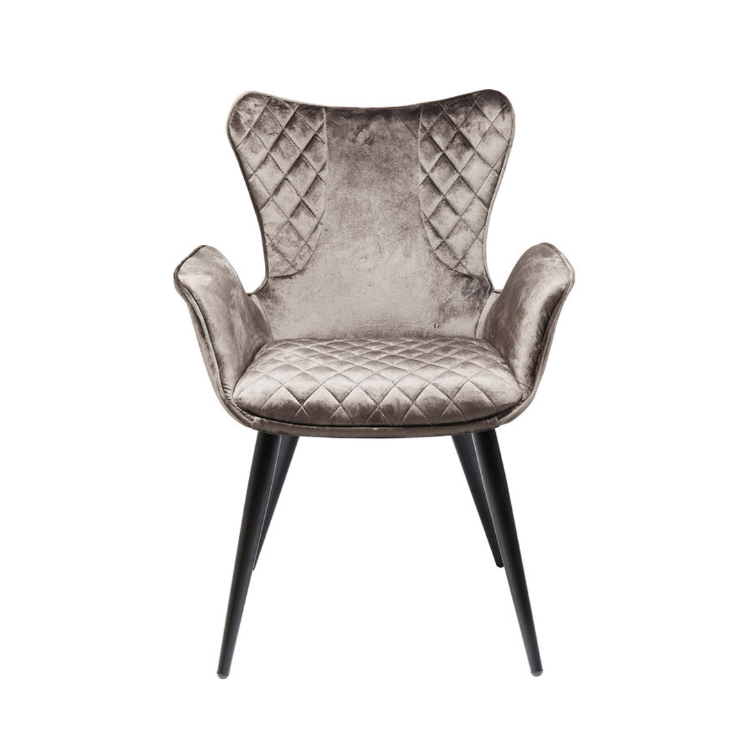 CHAIR WITH ARMREST DREAM BROWN
