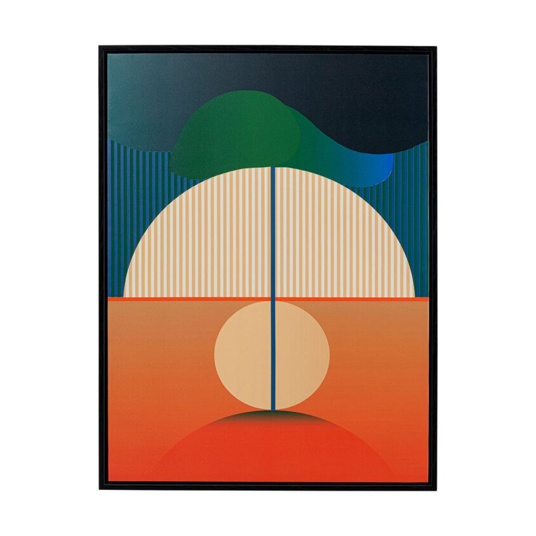 55426 Framed Picture Sunrise 75*100 Cm